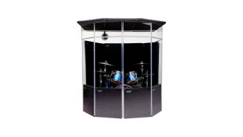 ClearSonic IsoPac B Portable Drum Isolation Booth (6' W x 7' D x 6.5' H)