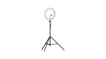 Angler Bi-Color Ring Light Kit with Light Stand (18