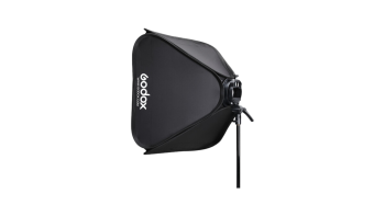 Godox S2 Speedlite Bracket with Softbox, Grid & Carrying Bag Kit